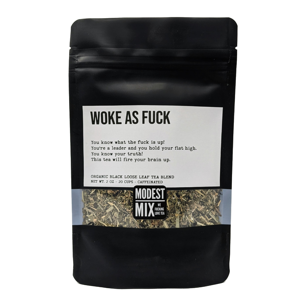 Woke as F**k - Energizing Minty Black Tea with Ginseng