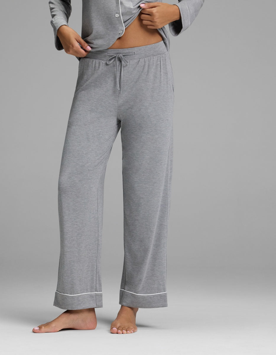 Women's Bamboo Stretch-Knit Long Sleeve Pajama Set - Petite