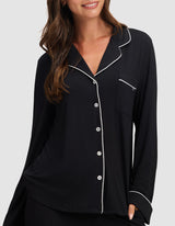 Women's Bamboo Stretch-Knit Long Sleeve Pajama Set - Tall