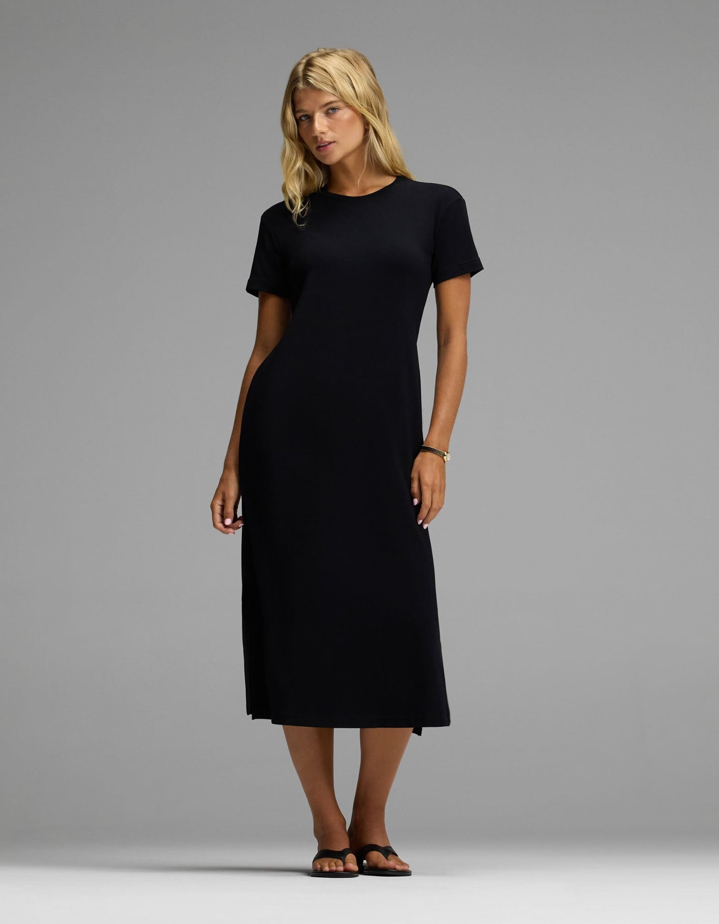 Women's Brushed Bamboo Midi Dress