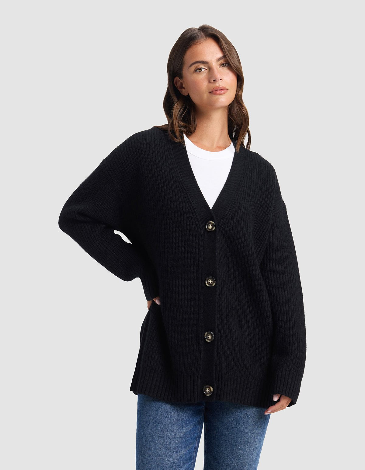 Oversized Sunday Cashmere Cardigan