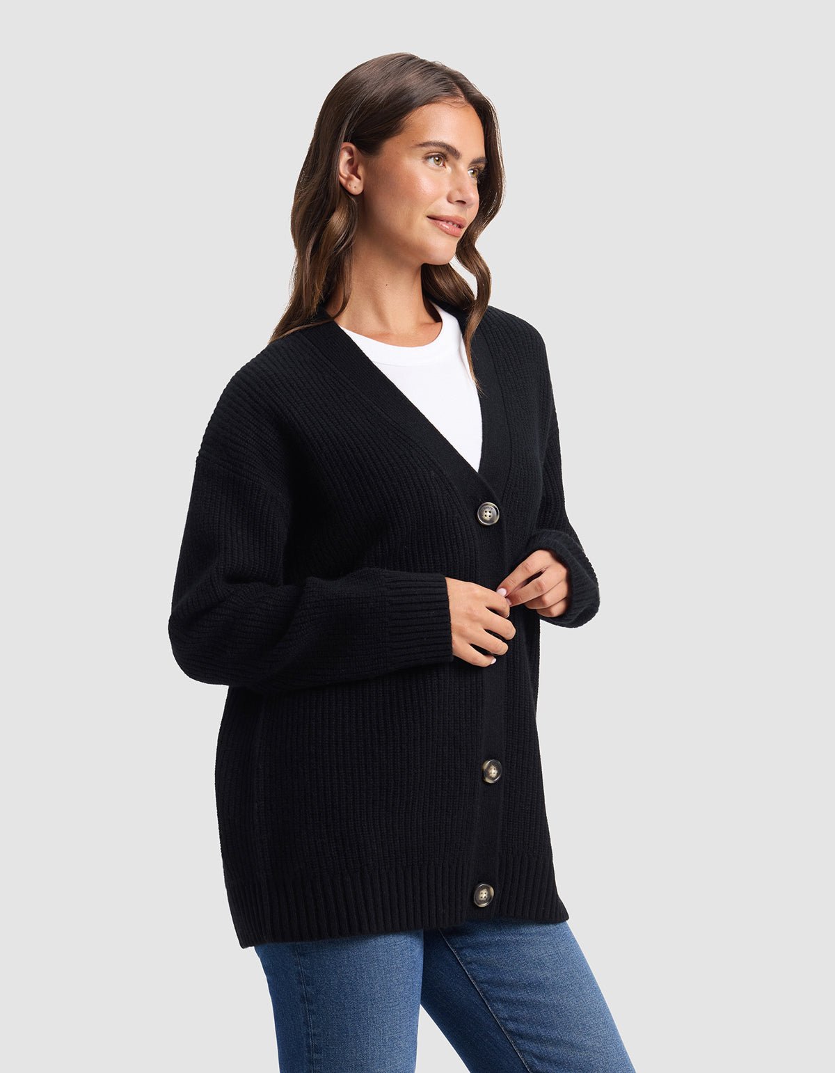 Oversized Sunday Cashmere Cardigan