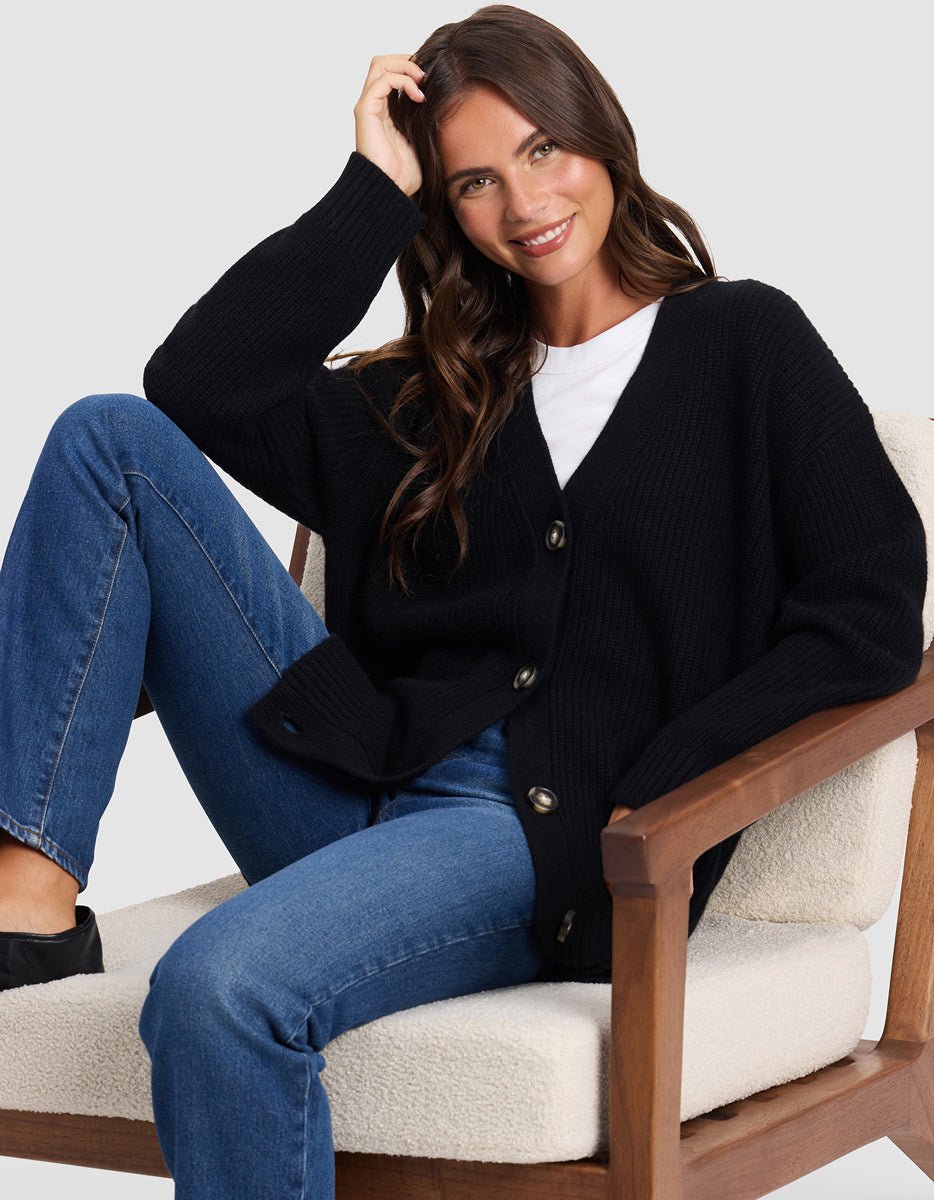 Oversized Sunday Cashmere Cardigan