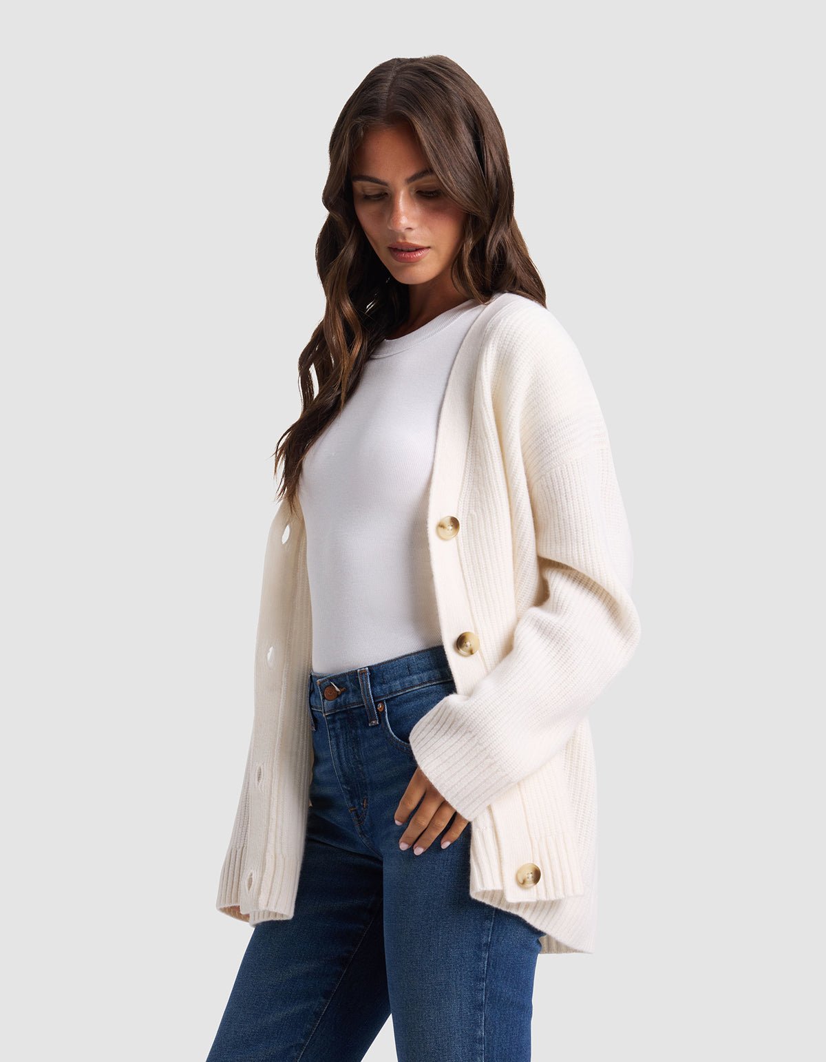Oversized Sunday Cashmere Cardigan