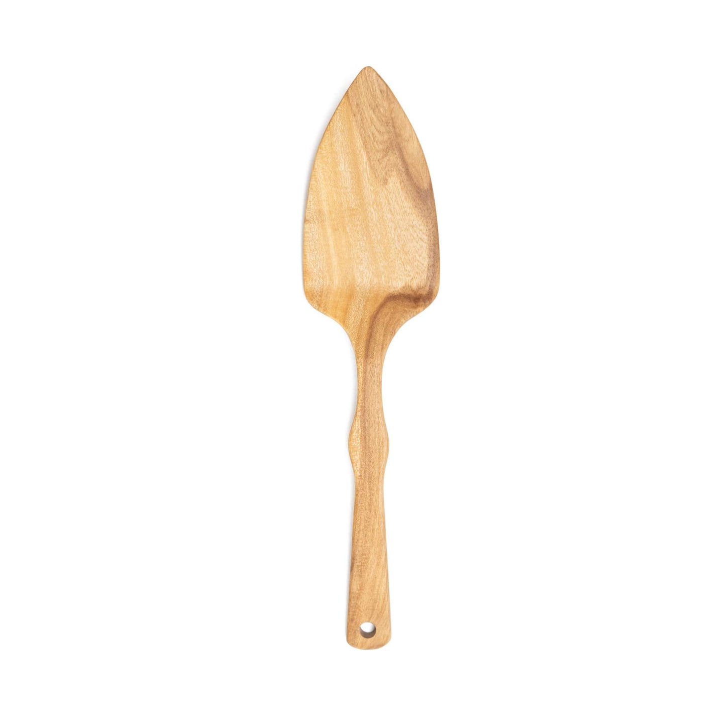 Hand Carved Wood Cake Server by Upavim Crafts