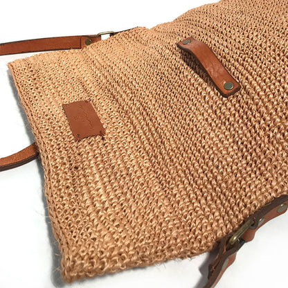 Carmen Woven Crossbody Bag | Natural by Made by Minga
