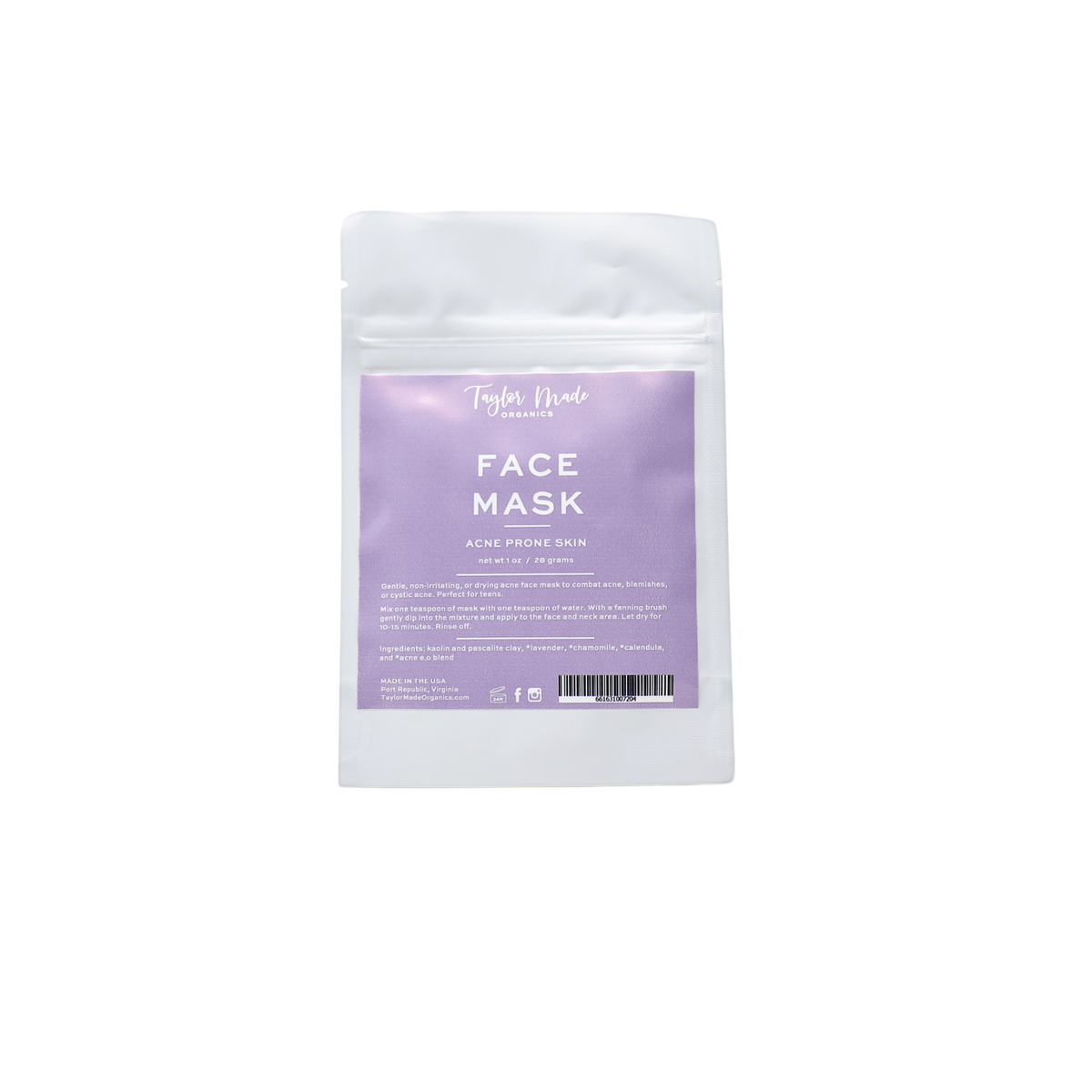 Acne Face Mask