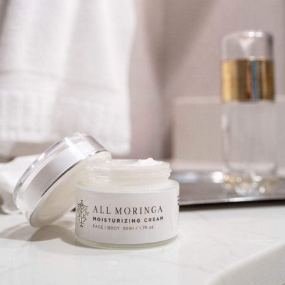 All Natural Moringa Hydrate and Nourish Face Cream for Sensitive Skin