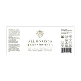 Premium Pure 100% All Natural Organic Moringa Oleifera Cold Press Seed Oil for Face,  Body, and Hair (All Skin Types)