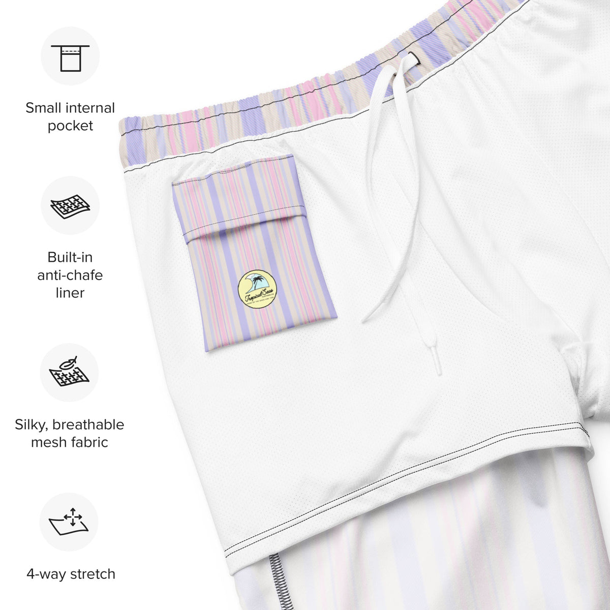 Men's Sunset Serenade swim trunks | Brinks Island Collection