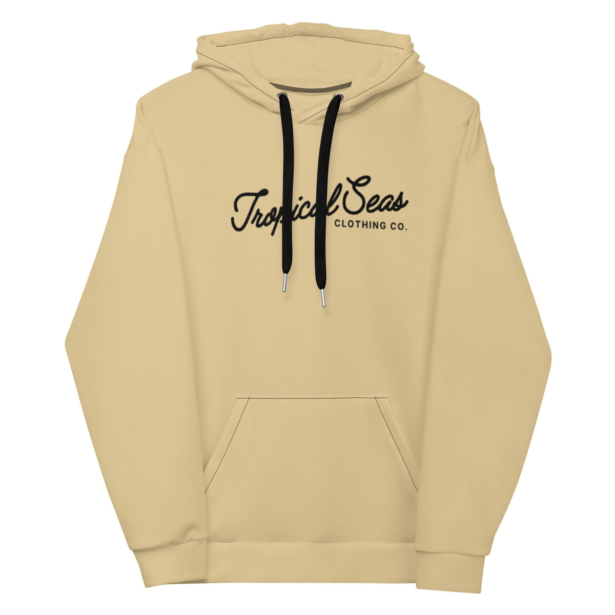 Beige Tropical Seas Hoodie