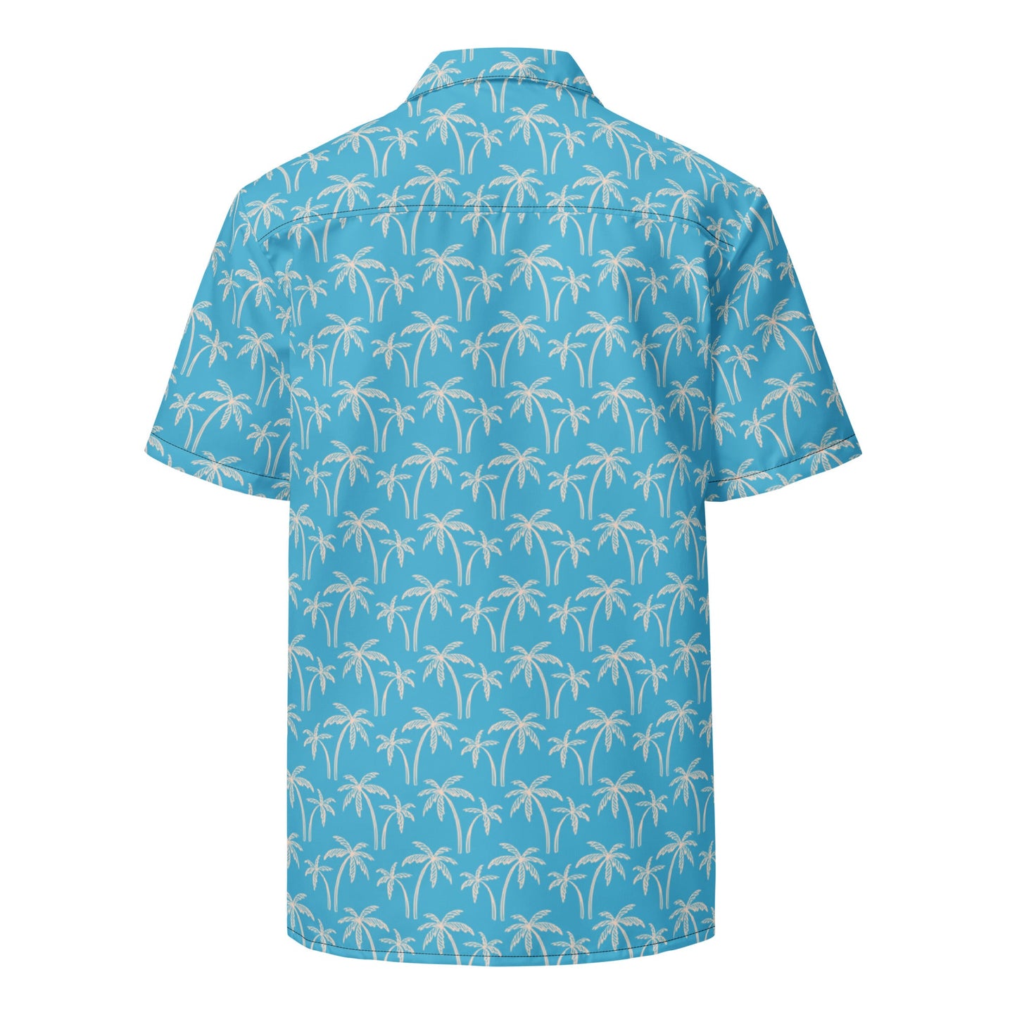 Palm Wave Oasis Button Down Hawaiian Shirt - Coastal Summer 2024 Collection