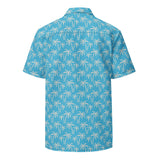 Palm Wave Oasis Button Down Hawaiian Shirt - Coastal Summer 2024 Collection