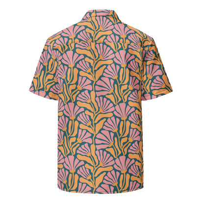 Tropic Orchid Point Button Down Hawaiian Shirt - Coastal Summer 2024 Collection