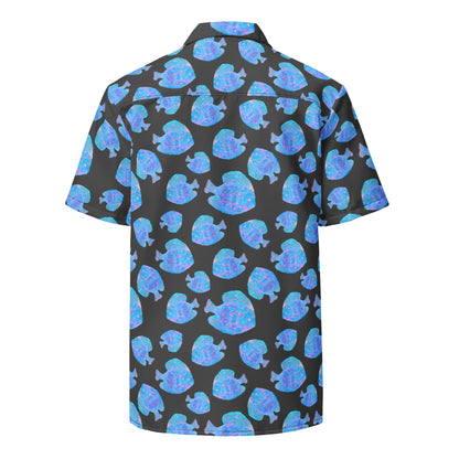 Night of Damsels Button Down Hawaiian Shirt - Coastal Summer 2024 Collection