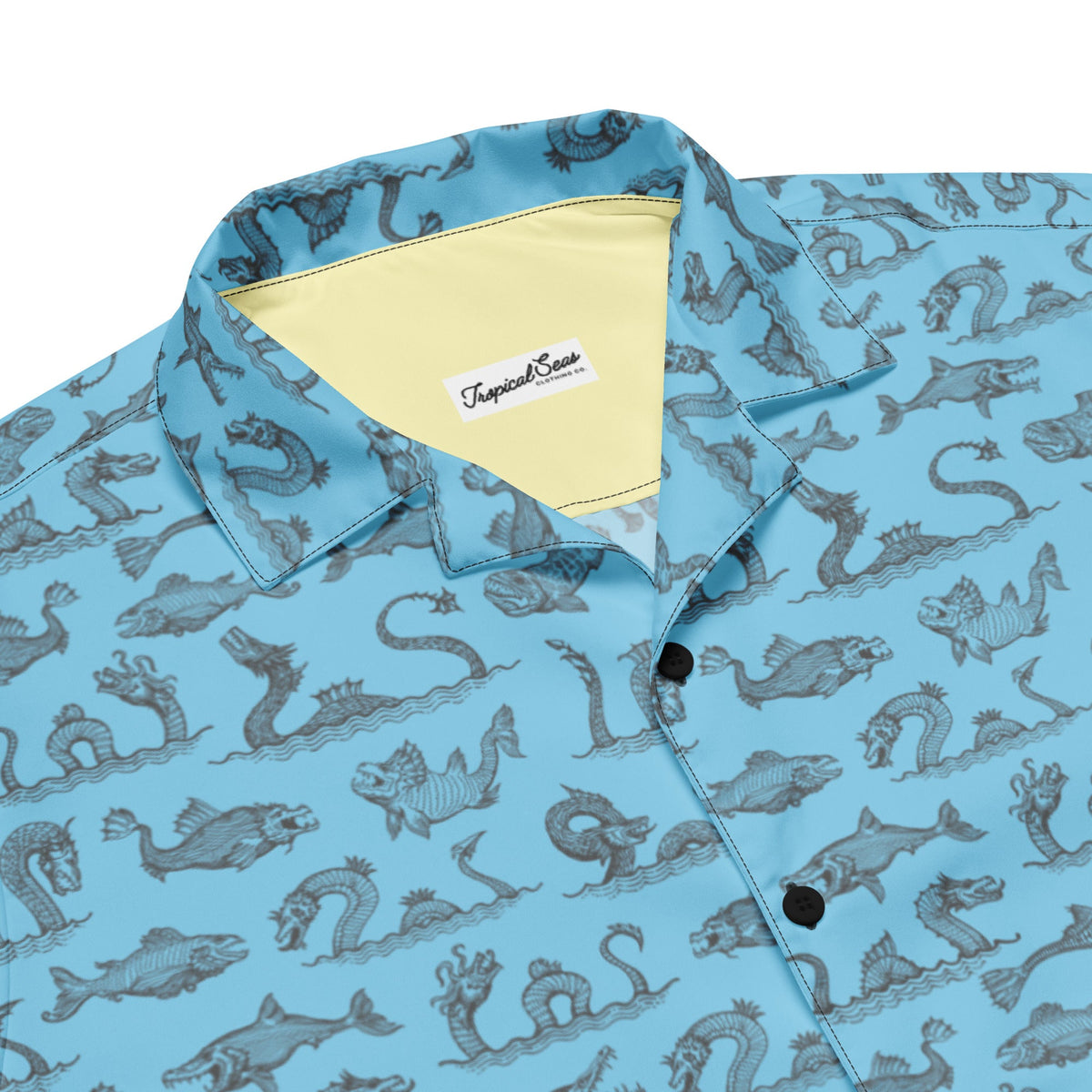 Legends of the Deep Button Down Hawaiian Shirt- Coastal Summer 2024 Collection