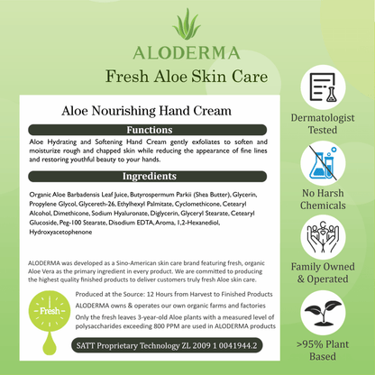 Aloe Nourishing Hand Cream