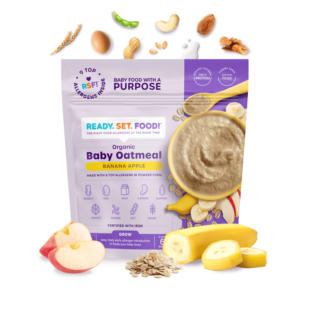 Organic Baby Oatmeal - Banana Apple