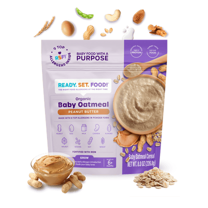 Organic Baby Oatmeal - Peanut Butter