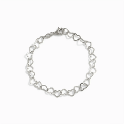 Eternity Heart Chain Bracelet