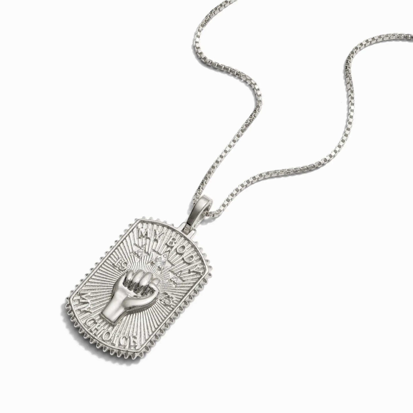 Pro Roe Dog Tag Necklace