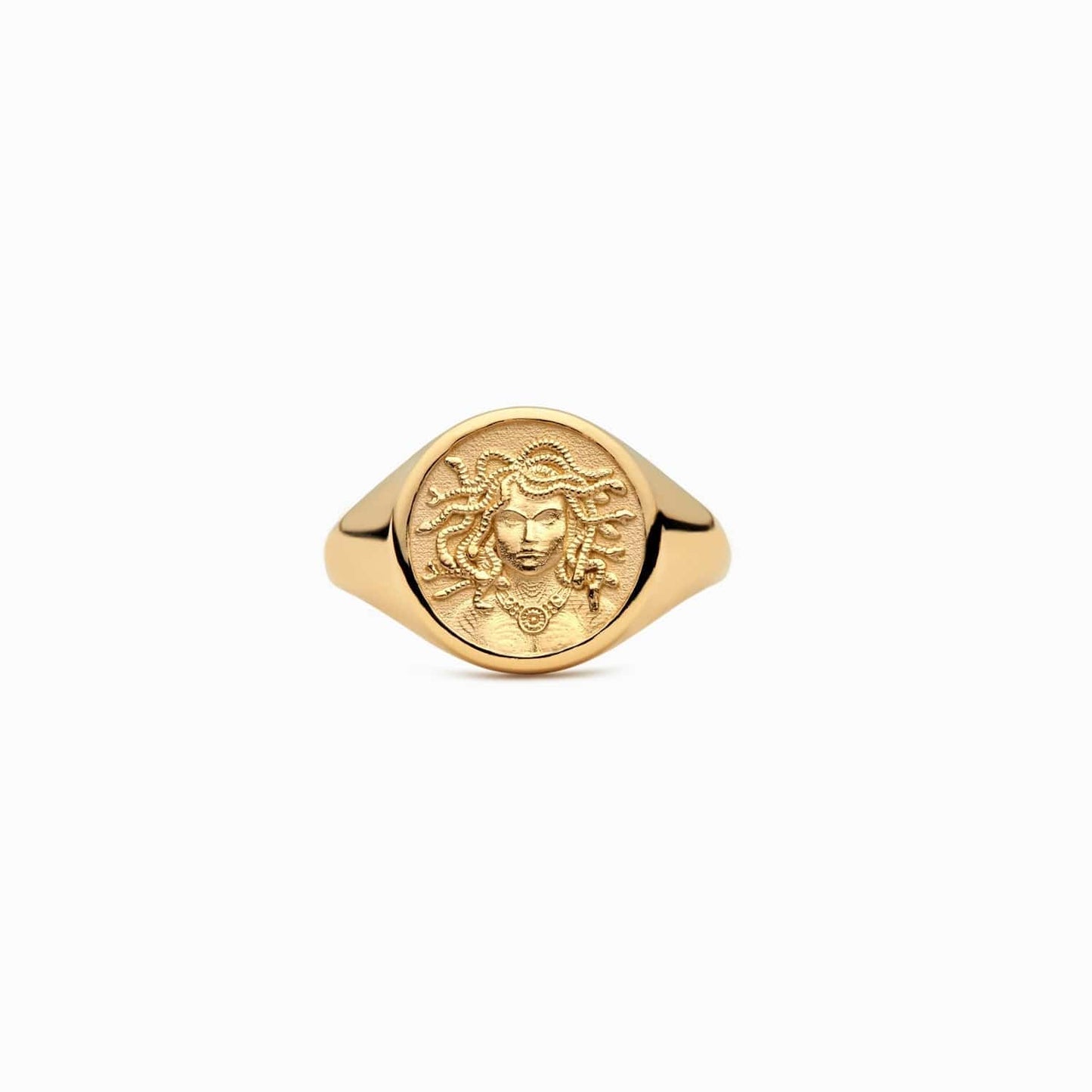 Medusa Signet Ring