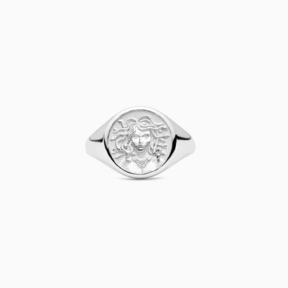 Medusa Signet Ring