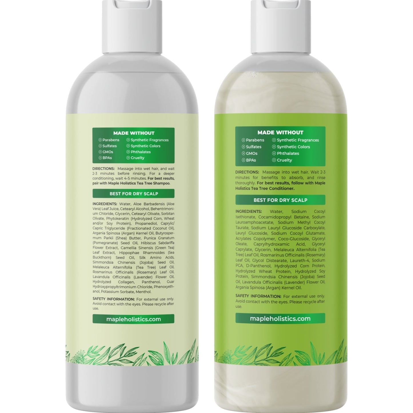 Tea Tree Shampoo and Conditioner Set