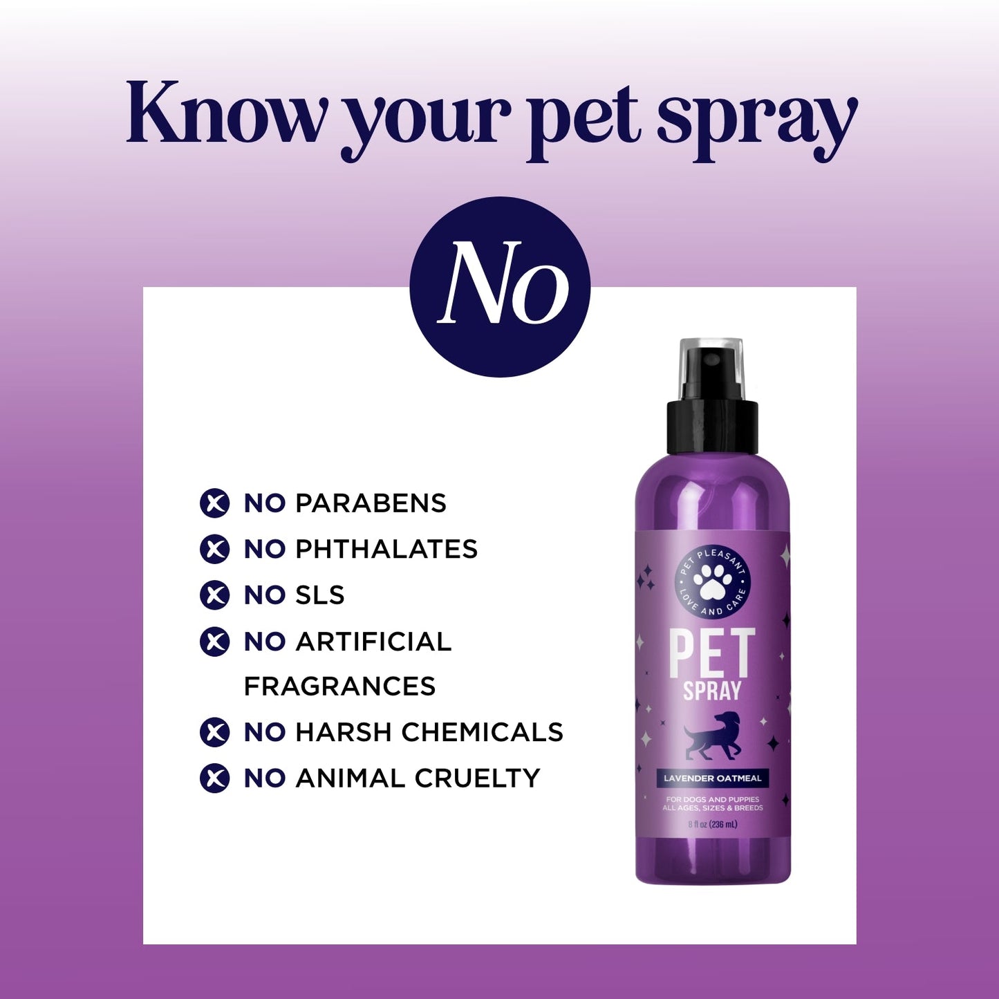 Nourishing Lavender Pet Spray