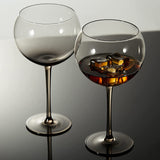 Berkware Colored Glasses - Luxurious and Elegant Smoke Colored Glassware - Set of 4