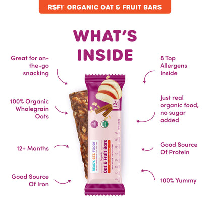 Organic Oat & Fruit Bars - Variety Packs