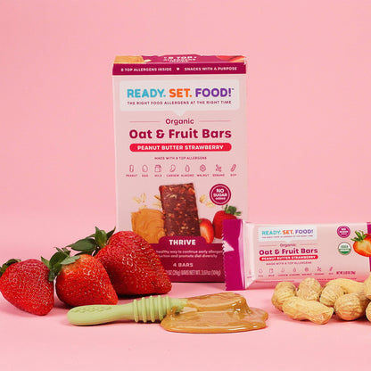 Organic Oat & Fruit Bars - Peanut Butter Strawberry