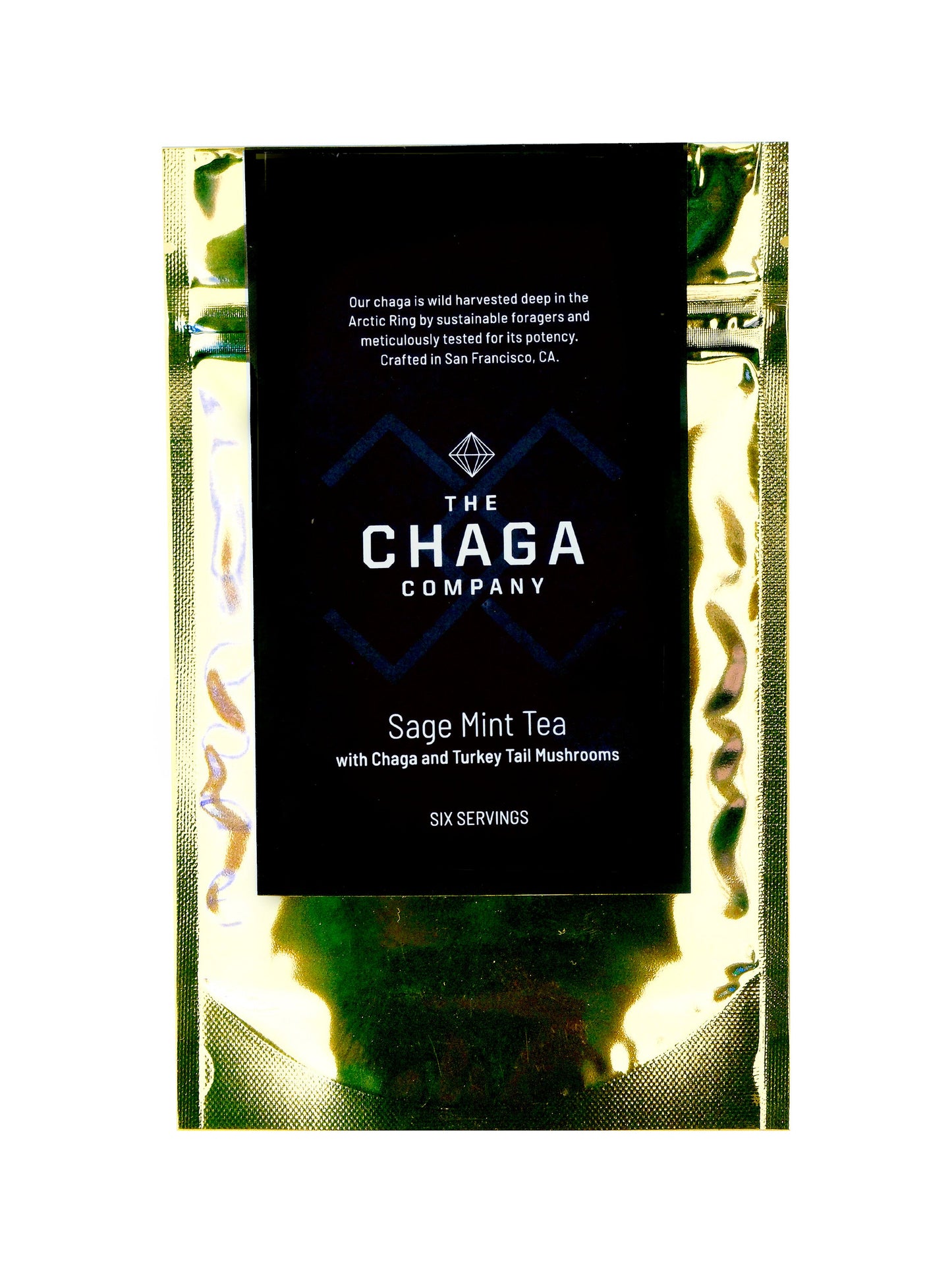 3 Pack - Sage Mint tea with Chaga Six Servings by The Chaga Company