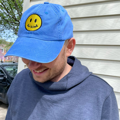 Be Kind Smile Baseball Hat by Kind Cotton