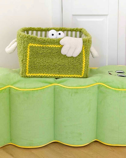 Whimsical Eclectic Big Eyes Plush Cute Laundry Storage Baskets - Laundry Bag for Kids Children