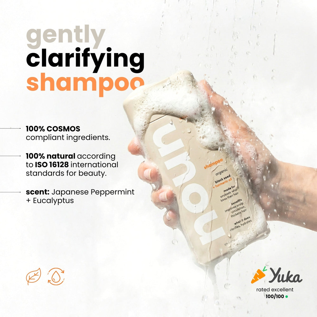 Black Seed & Turmeric Gentle Cleansing and Clarifying Shampoo for Daily Use