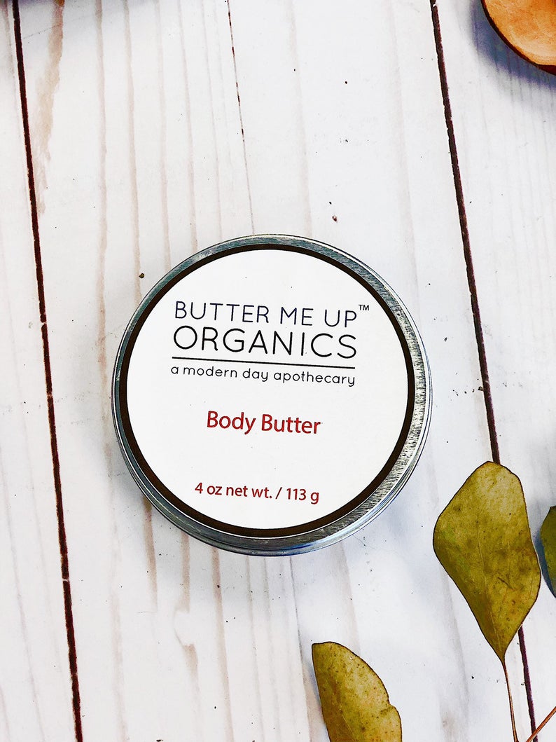 Organic Body Butter / Dry Skin / Moisturizer / Gardner's Hands Therapy / Stretch Marks / Winter Skin / Moisturizing Body Butter / Natural