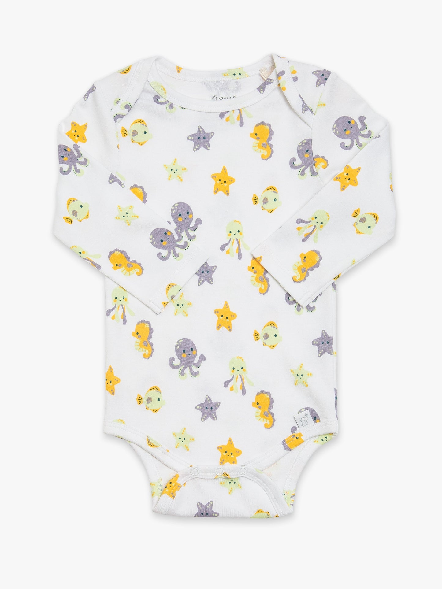 Organic Cotton Bodysuit - Let's Sea by Little Moy