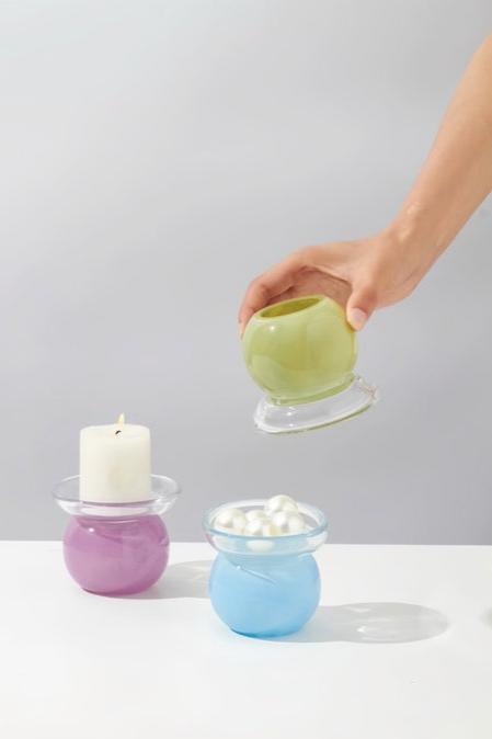 Bonbon Dopamine Candle Holders, Cute Whimsical Decorative Ornament