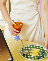 Hand Blown Bonbon Martini Glasses - Unique Whimsical Eclectic Coloured Cocktail Glasses