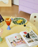 Hand Blown Bonbon Martini Glasses - Unique Whimsical Eclectic Coloured Cocktail Glasses