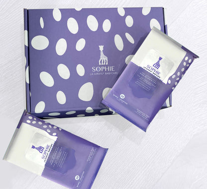 99% WATER BABY CLEANSING WIPES - 48 Packs of 20 Wipes (Travel Size) by Sophie la Girafe Babycare