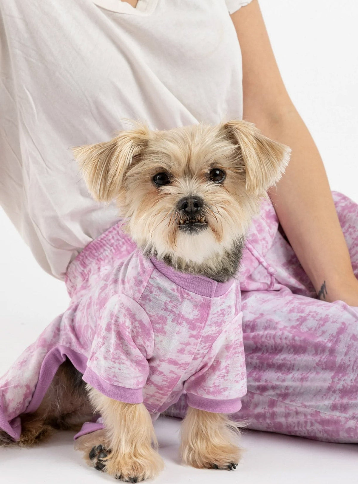 Buy One Dog Pink Tie Dye PJ Get Free Human Matching