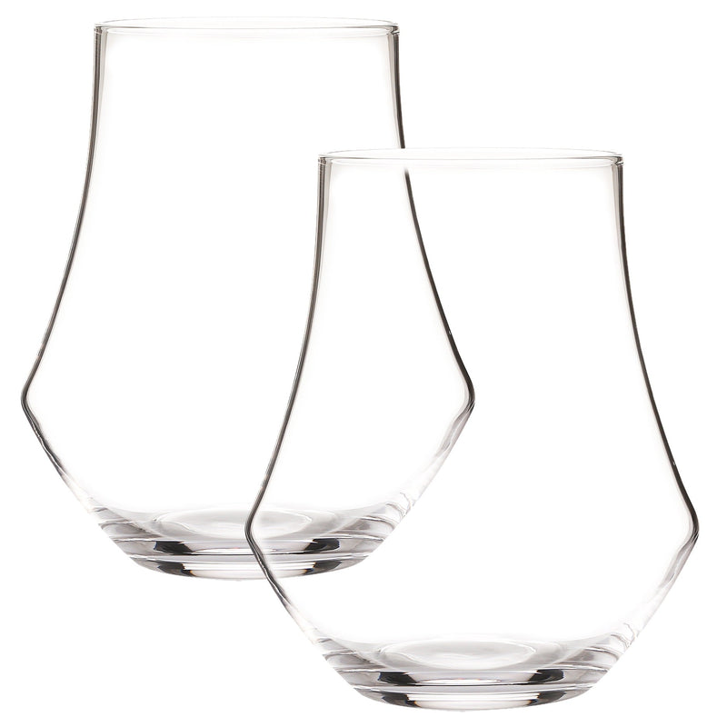 Berkware Tulip Shaped Lowball Whisky Glasses -  Set of 6