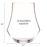 Berkware Tulip Shaped Lowball Whisky Glasses -  Set of 6