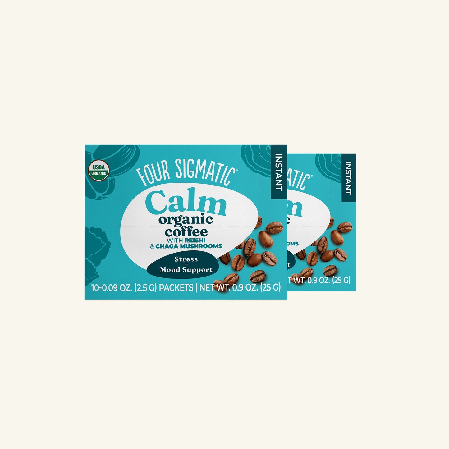 Calm Instant Coffee, Packets