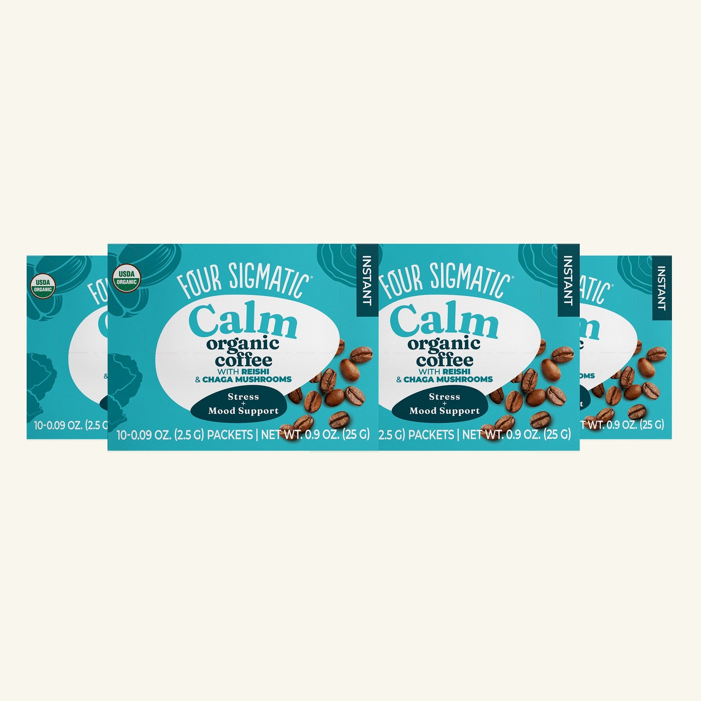 Calm Instant Coffee, Packets