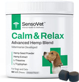 Calm & Relax Advanced Hemp Chews for Dogs - 60 Soft Chews
