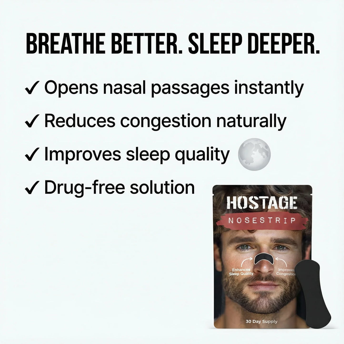 Hostage Nose Strips: 1/3/6/12 Month Supplies