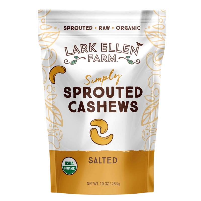 Cashews Lightly Salted. Sprouted Organic